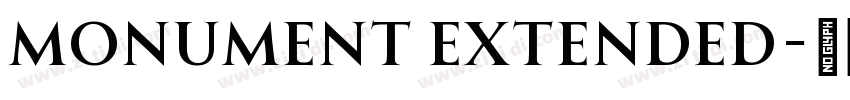 Monument Extended字体转换